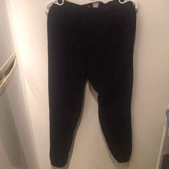 Warm Cotton Blend Black GAP Sweatpants W/ 4 Pockets SZ Small-Medium - Picture 1 of 6